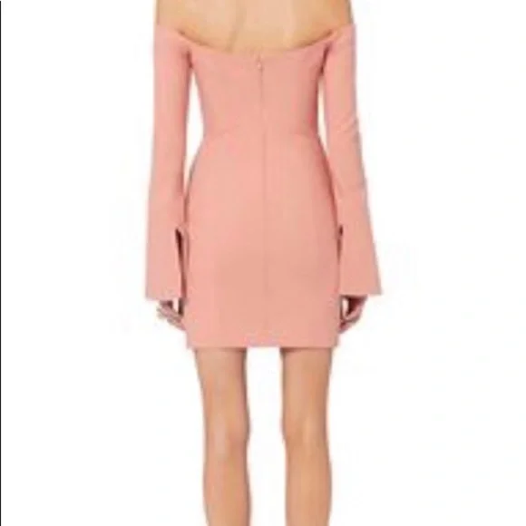 Cinq À Sept ‘Niara’ Pink Off-Shoulder Dress, 4